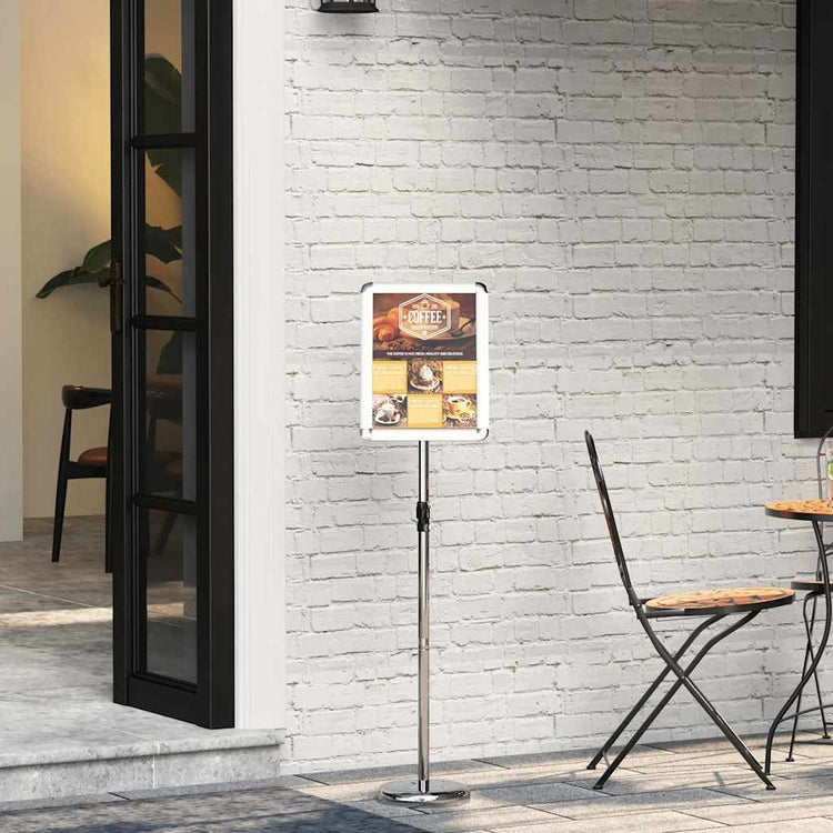 VidaXL Messedisplays Silber 25 x 25 x 125 cm Aluminium