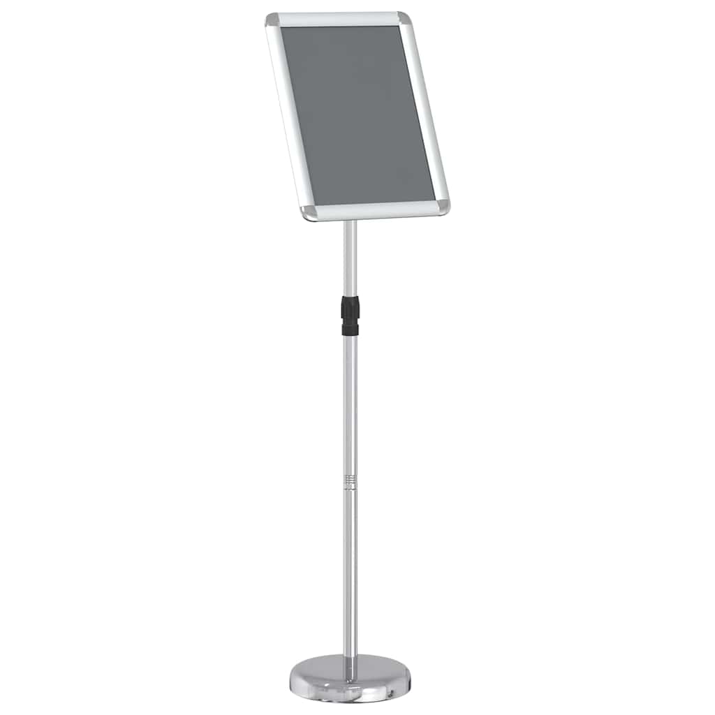 VidaXL Messedisplays Silber 25 x 25 x 125 cm Aluminium