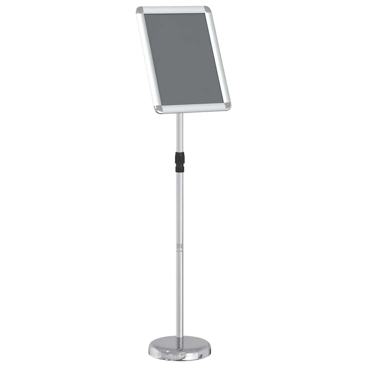 VidaXL Messedisplays Silber 25 x 25 x 125 cm Aluminium