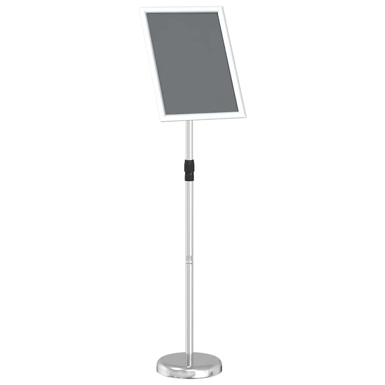 VidaXL Messedisplays Silber 25 x 25 x 125 cm Aluminium
