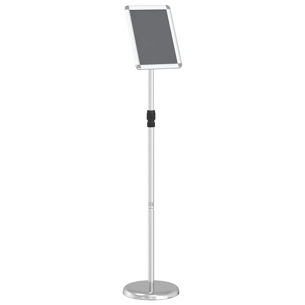 VidaXL Messedisplays Silber 25 x 25 x 125 cm Aluminium