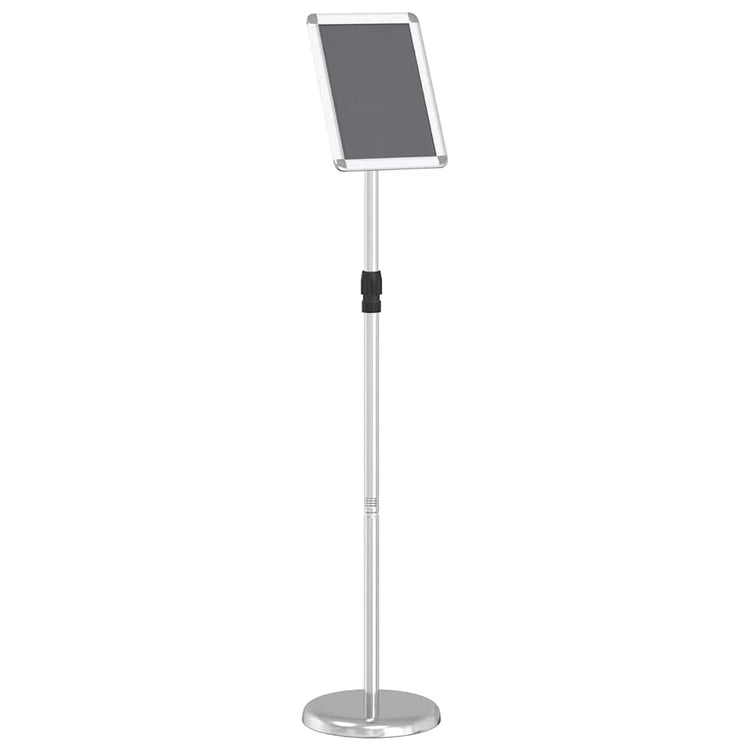 VidaXL Messedisplays Silber 25 x 25 x 125 cm Aluminium