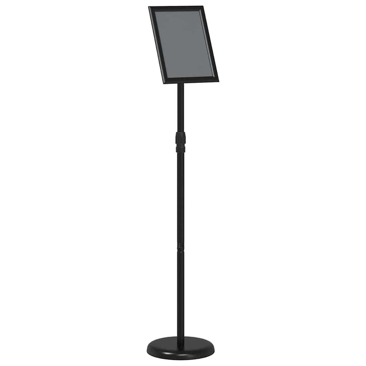 Vidaxx Messedisplays aus schwarzem 25 x 25 x 125 cm großem Aluminium