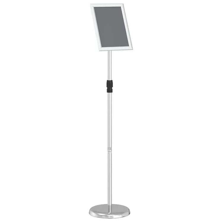 VidaXL Messedisplays Silber 25 x 25 x 125 cm Aluminium