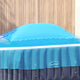 Vidaxx Winter-Poolkissen blau 380 x 180 x 140 cm PVC