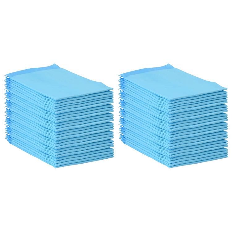 Vidaxxl Vliesstoff-Trainingsunterlage für Haustiere, 50 Stück, 60 x 60 cm