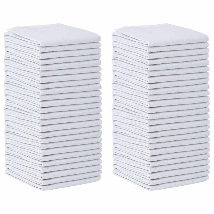 Vidaxxl Vliesstoff-Trainingsunterlage für Haustiere, 50 Stück, 60 x 45 cm