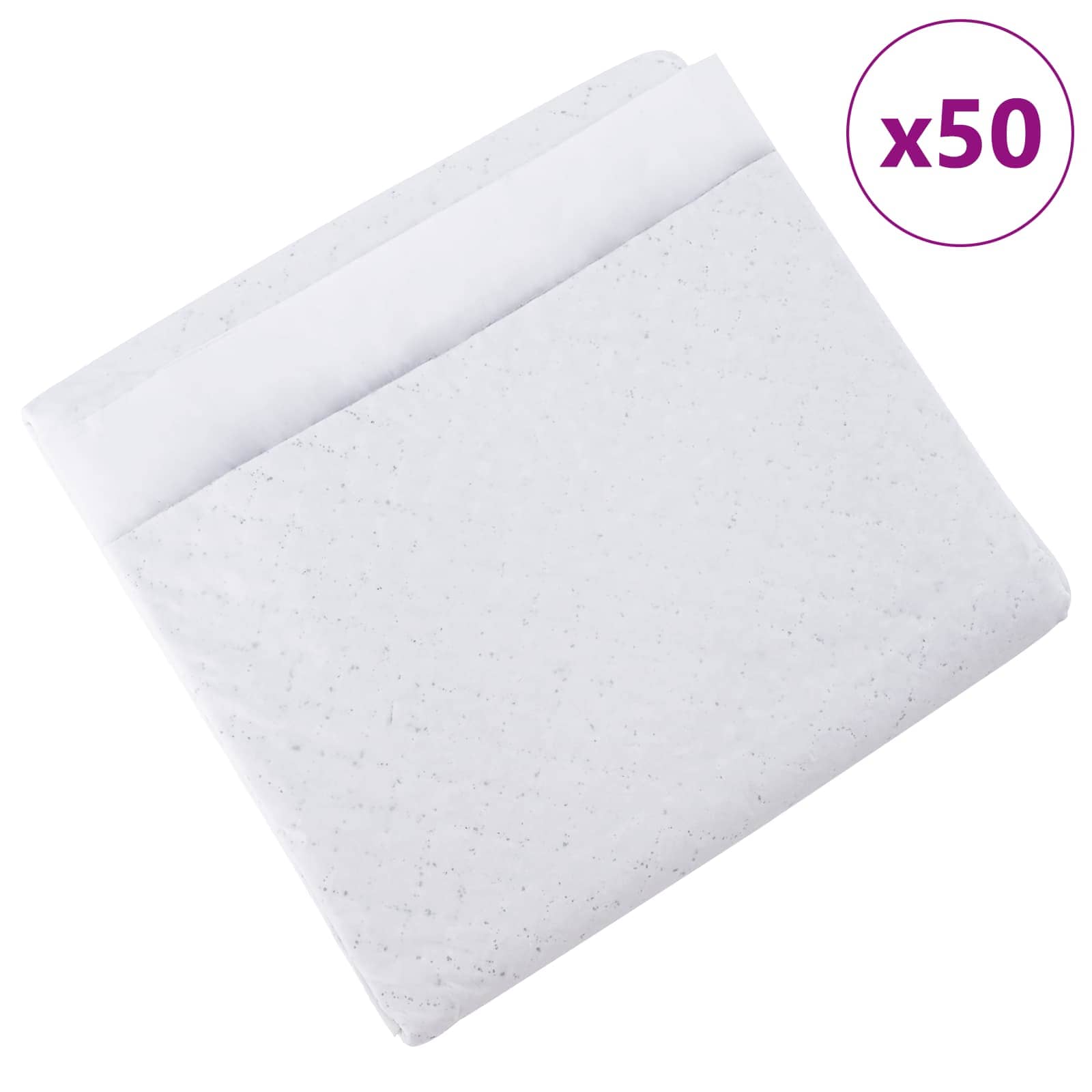 Vidaxxl Vliesstoff-Trainingsunterlage für Haustiere, 50 Stück, 60 x 45 cm