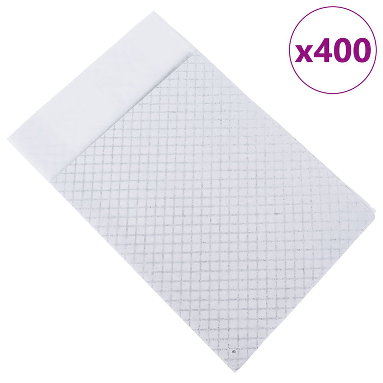 Vidaxxl Vliesstoff-Trainingsunterlage für Haustiere, 400 Stück, 90 x 60 cm