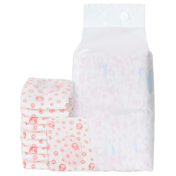 VidaXL Einweg-Hundewindeln für Hündinnen 30 Stück weiß l