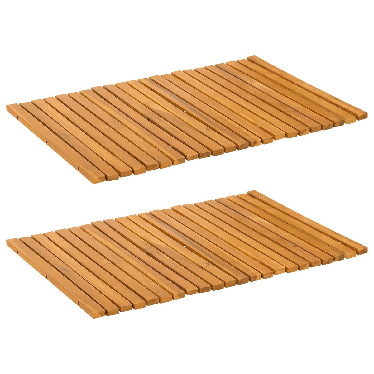 Vidaxx Badematte braun 60 x 40 cm massives Akazienholz