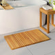 Vidaxxl Badematte Uni braun 59 x 40 cm Holz