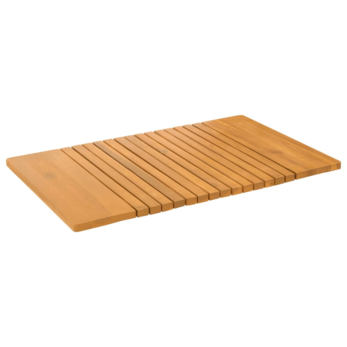 Vidaxxl Badematte Uni braun 59 x 40 cm Holz