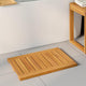 Vidaxxl Badematte Uni braun 60 x 40 cm Holz