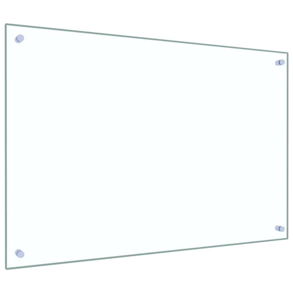 Vidaxxl Küchenrückwand 2 Stück transparent 90 x 60 cm Hartglas