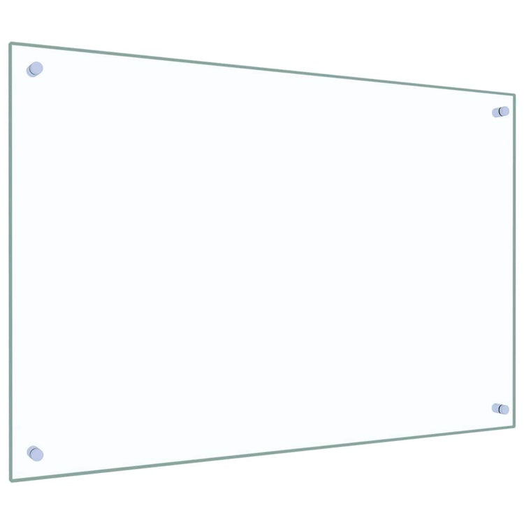Vidaxxl Küchenrückwand 2 Stück transparent 90 x 60 cm Hartglas