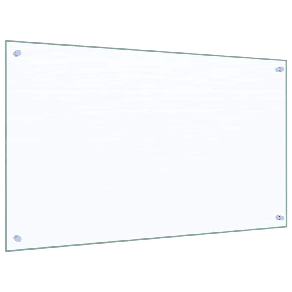 VidaXL Küchenrückwand 2 Stück transparent 100 x 60 cm Hartglas