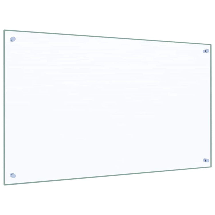 VidaXL Küchenrückwand 2 Stück transparent 100 x 60 cm Hartglas