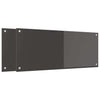 Vidaxxl Küchenrückwand 2 Stück dunkelgrau 100 x 40 cm gehärtetes Glas