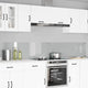 VidaXL Küchenrückwand 2 Stück transparent 120 x 40 cm Hartglas