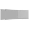 Vidaxxl Küchenrückwand 2 Stück hellgrau 120 x 40 cm gehärtetes Glas
