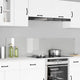 VidaXL Küchenrückwand 2 Stk. Transparent 90 x 40 cm Hartglas