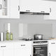 VidaXL Küchenrückwand 2 Stk. Transparent 90 x 50 cm Hartglas