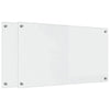 VidaXL Küchenrückwand 2 Stk. Transparent 90 x 50 cm Hartglas