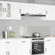 VidaXL Küchenrückwand 2 Stk. Transparent 100 x 40 cm Hartglas