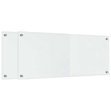 VidaXL Küchenrückwand 2 Stk. Transparent 100 x 40 cm Hartglas - afbeelding 2