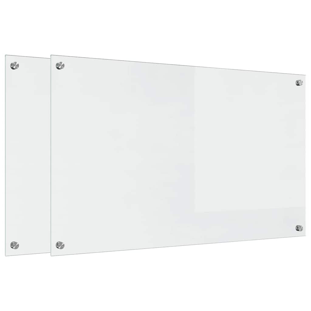 Vidaxl Küchenrückwand 2 Stück Türöffnung 100 x 60 cm Hartglas