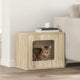 Vidaxl Katzenhaus Sonoma 51 x 30 x 42,5 cm aus handgefertigtem Holz
