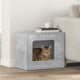 Vidaxx Katzenhaus Beton 51 x 30 x 42,5 cm verarbeitetes Holz