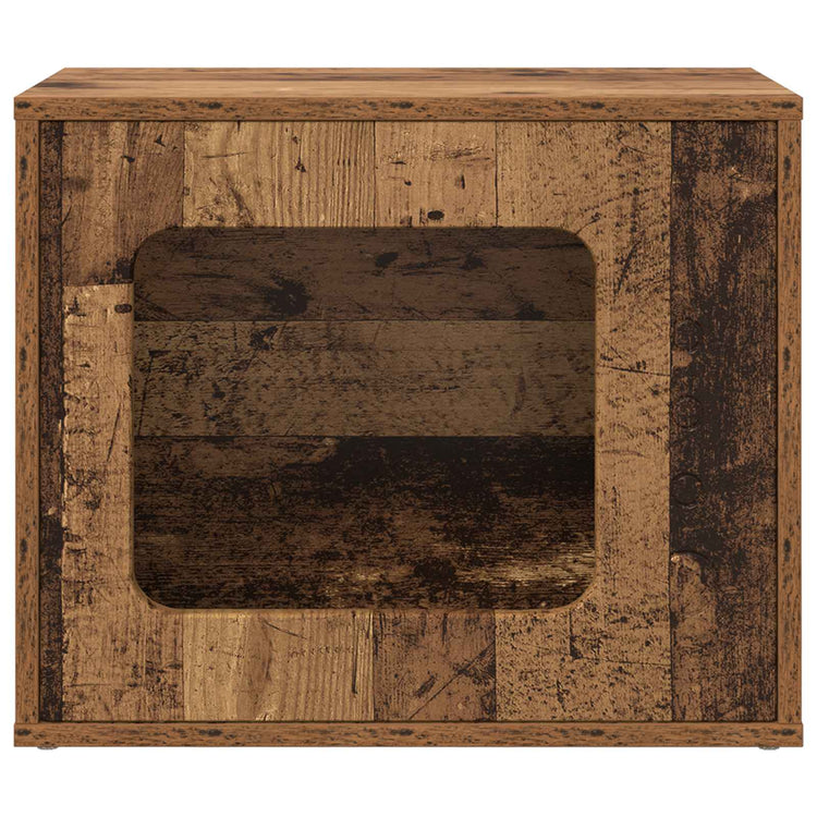 Vidaxxl Katzenhaus Altholz 51 x 30 x 42,5 cm verarbeitetes Holz