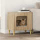 Vidaxl Katzenhaus Sonoma 51 x 30 x 52 cm aus handgefertigtem Holz
