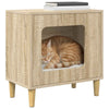 Vidaxl Katzenhaus Sonoma 51 x 30 x 52 cm aus handgefertigtem Holz