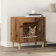 Vidaxxl Katzenhaus Altholz 51 x 30 x 52 cm verarbeitetes Holz