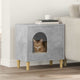 Vidaxx Katzenhaus Beton 51 x 30 x 52 cm verarbeitetes Holz