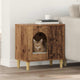 Vidaxxl Katzenhaus Altholz 51 x 30 x 52 cm verarbeitetes Holz