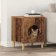 Vidaxxl Katzenhaus Altholz 42,5 x 40 x 53 cm verarbeitetes Holz
