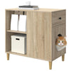 Vidaxl Katzenhaus Sonoma 72 x 42,5 x 70 cm aus handgefertigtem Holz