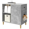 Vidaxx Katzenhaus Beton 72 x 42,5 x 70 cm verarbeitetes Holz