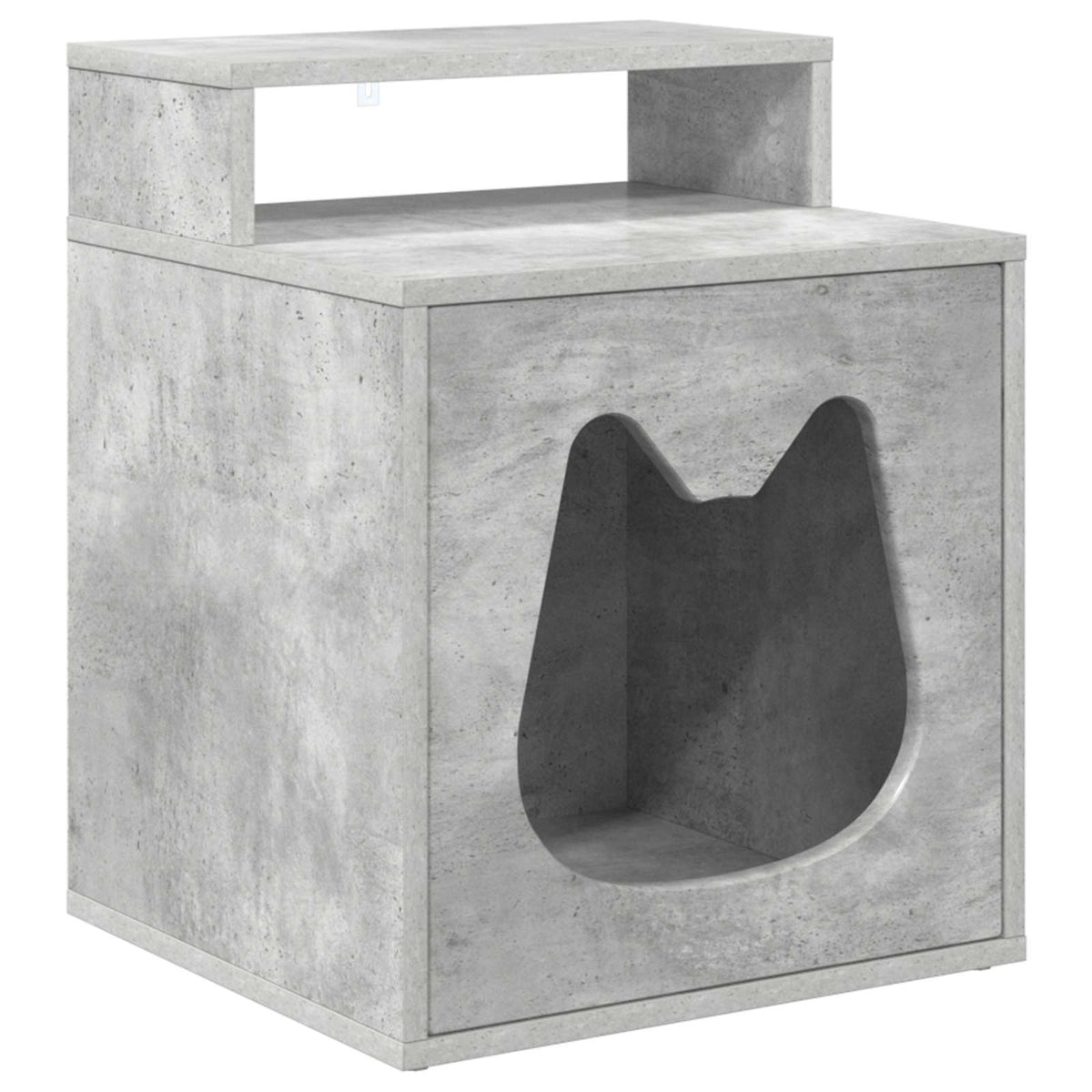 Vidaxx Katzenhaus Beton 42,5 x 40 x 53,5 cm verarbeitetes Holz