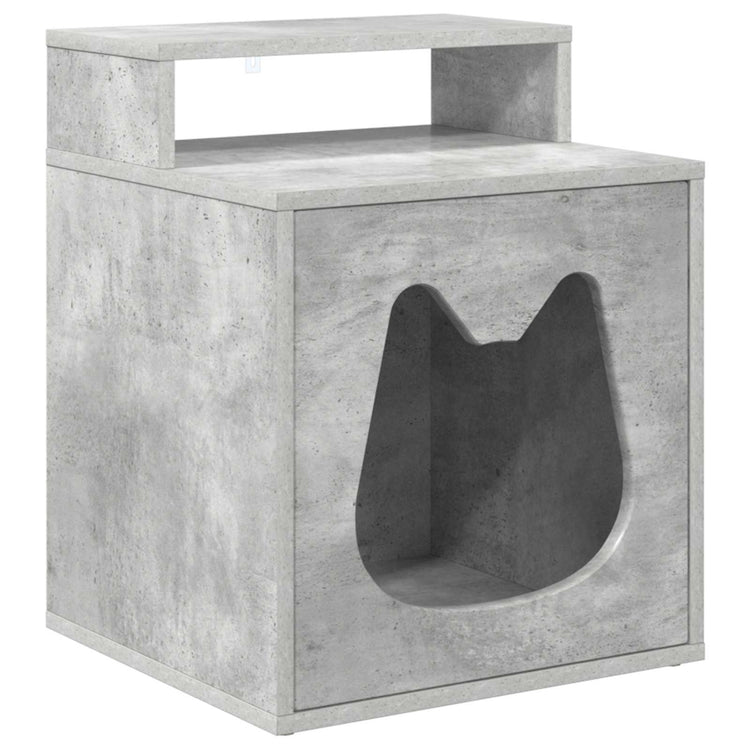 Vidaxx Katzenhaus Beton 42,5 x 40 x 53,5 cm verarbeitetes Holz