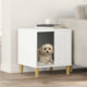 Vidaxxl Hundehütte weiß 44 x 42 x 49 cm Holzwerkstoff