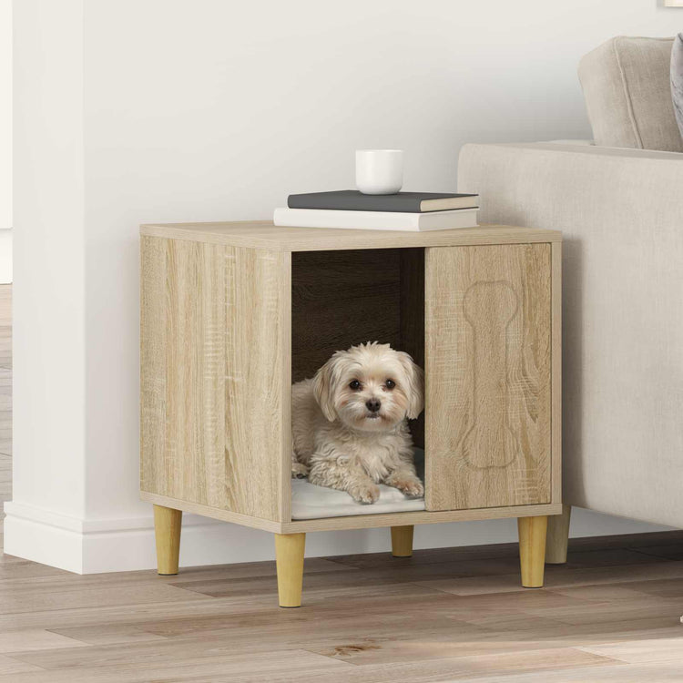 Vidaxl Hundehütte Sonoma 44 x 42 x 49 cm aus handgefertigtem Holz