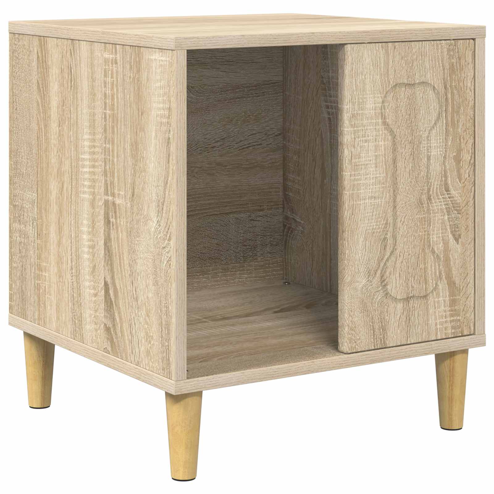 Vidaxl Hundehütte Sonoma 44 x 42 x 49 cm aus handgefertigtem Holz