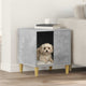 Vidaxxl Hundehütte Beton 44 x 42 x 49 cm verarbeitetes Holz