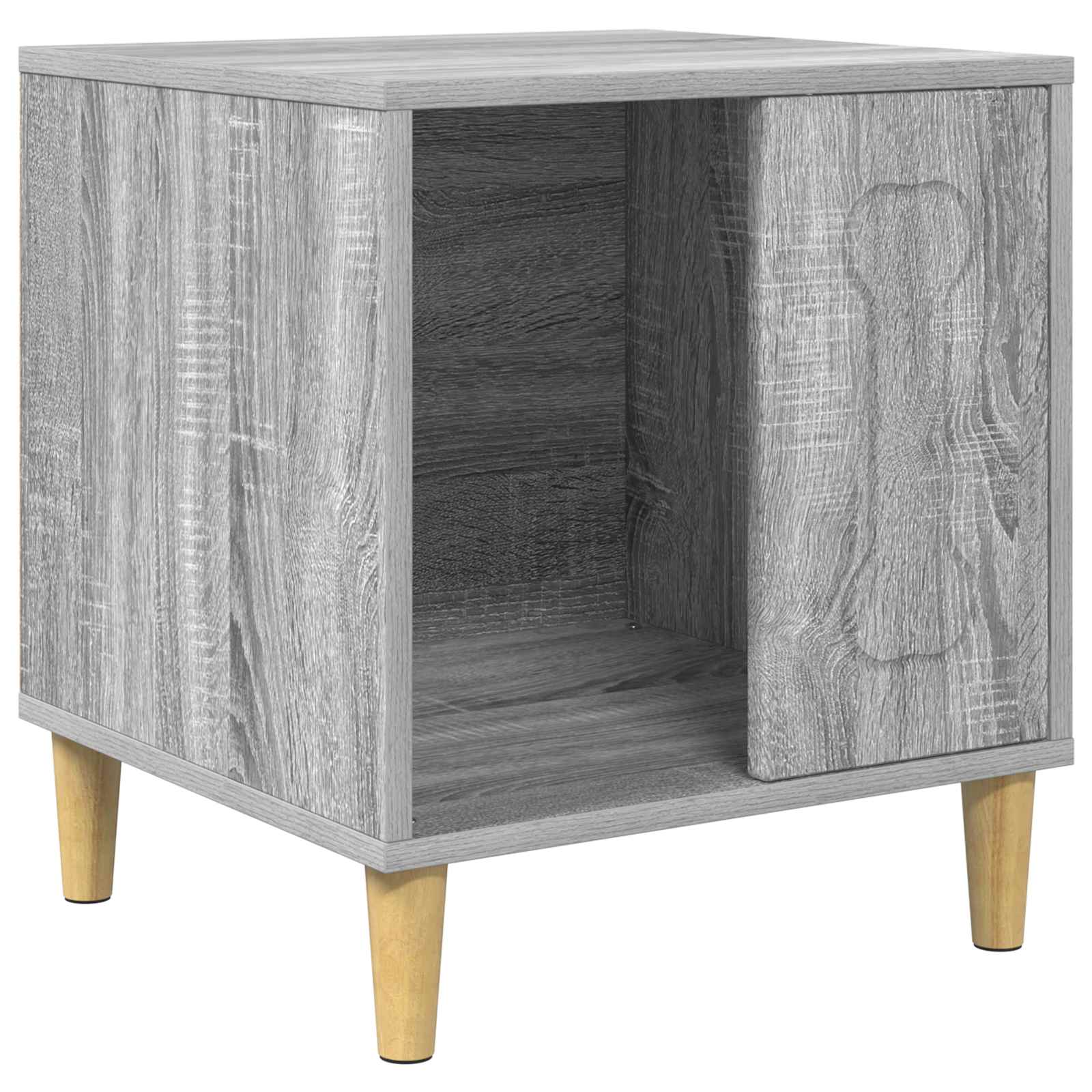 Vidaxxl Hundehütte Sonoma grau 44 x 42 x 49 cm fertiges Holz