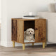 Vidaxxl Hundehütte Altholz 44 x 42 x 49 cm verarbeitetes Holz
